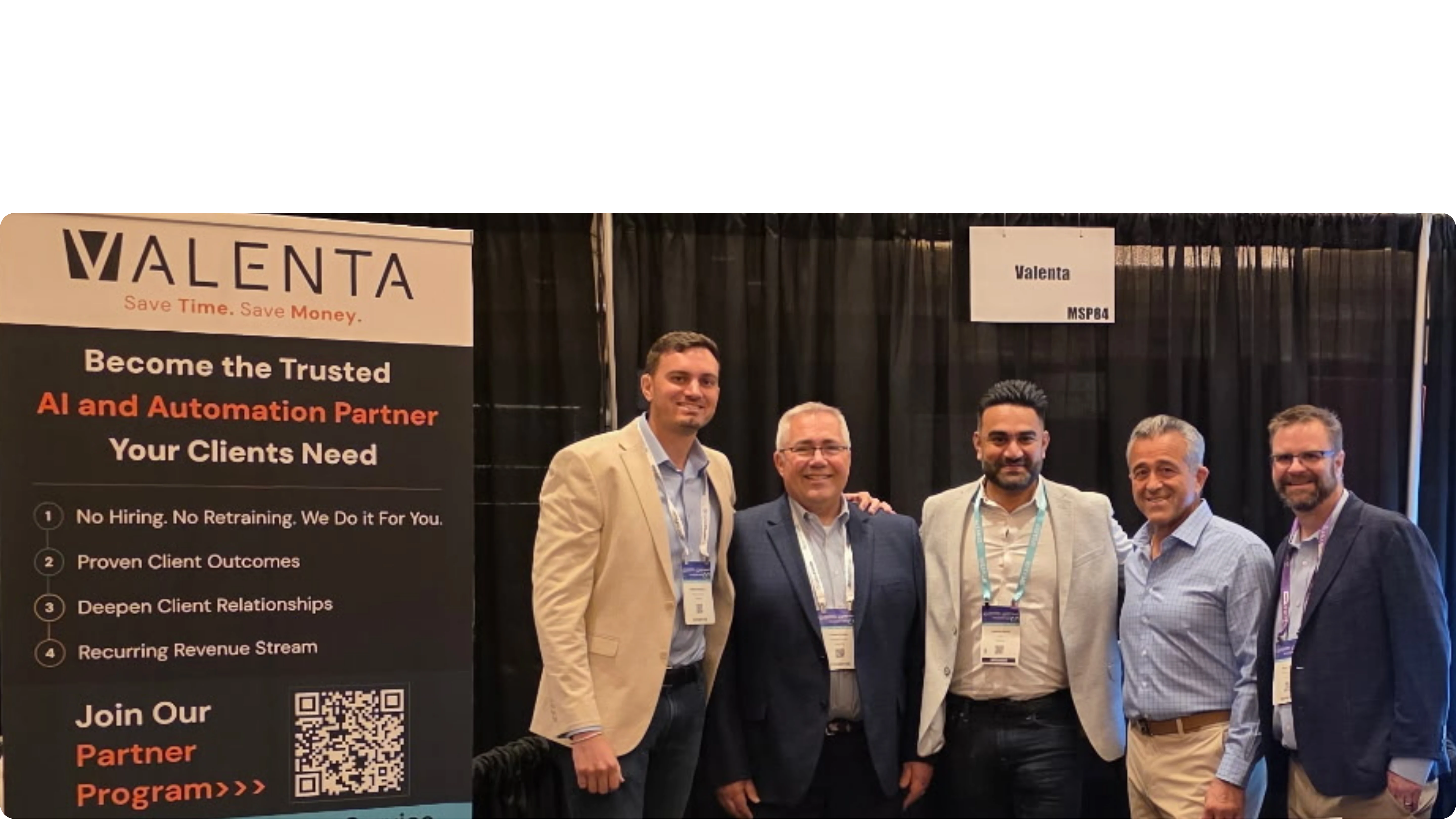 Valenta: Nuestro equipo en el evento